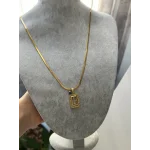 Çelik Gramlık Dokulu Model İtalyan Zincir Kolye (60+5 cm)