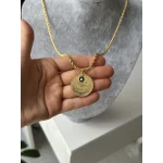 İmitasyon Reşat Altınlı Nazarlı Burgu Kolye (60 cm)