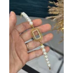 Gram Altınlık İşlemeli İnci Bileklik