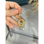 Yuvarlak Gram Altınlık Halka Klipsli Kolye Ucu