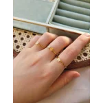 Ayrılabilir Üçlü Yonca Yüzük