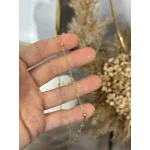 Çelik Topçuklu Zarif Kolye (60+5 cm)