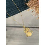 Çeyrekli Fiyonk Kolye (45 cm)