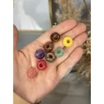 Doğal Taş Daire Boncuklar