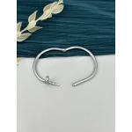 Gümüş Çivi Model Taşlı Kelepçe