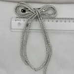 Gümüş Trend Taşlı Fiyonk Toka