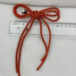 Turuncu Trend Taşlı Fiyonk Toka