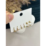 Kuşlu Küpe Set
