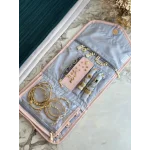 PEMBE ORGANİZER TAKI ÇANTASI