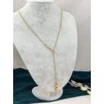 Taşlı Marka Kolye (45 cm+sarkan kısım 15 cm )