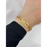 Taşlı Marka Model Zincir Bileklik