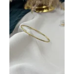 Tırtıklı Parlak Ajda Bilezik (6.7 cm )