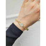 Topçuk Sallantılı Taşlı Vip Bileklik