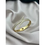 Yeni Taşlı Kıvrımlı Kelepçe