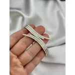 Yeni Taşlı Kıvrımlı Kelepçe