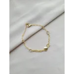 Zarif Kalp Detaylı Vip Bileklik