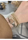 Road Gold Vintage saat-Bileklik Kombini (Suyolu Hediye)