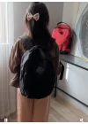 Siyah Orta Boy Sırt Çantası