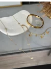 Çelik Kuş Detaylı Kombin (Kolye 60 cm)
