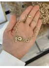 Kalpli Anahtar Charmli XP Bileklik (16+3 cm)