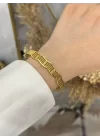 22 Ayar Dalgalı Kelepçe Bilezik (6.0 cm)