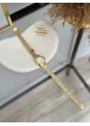 Hasır Kordon Zarif Yuvarlak Saat