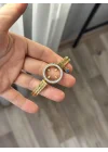 Çelik Hasır Görünümlü Çeyreklik Kelepçe (5*6 cm)
