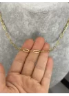 Çelik Ataç Zincir Kolye (40+5 cm)