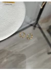Çocuk Minimal Burgu Halka Küpe