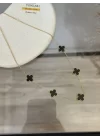 Çelik Marka Model Siya Yonca Kolye (40+5 cm)