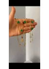 Yeşil Marka Detaylı Çelik Kombin