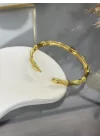 22 Ayar Telkari Ağaç Kabuğu Kelepçe Bilezik (6.0 cm)