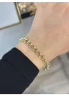 XP Gold Zarif Topçuklu Bileklik (17+3 cm)