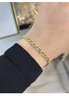 XP Gold Zarif Taşlı Zincir Bileklik (17+2 cm)