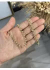 XP Gold Topçuklu Kolye-Bileklik Set