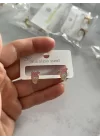 Pembe Çiçekli Tavşan Çocuk Küpe