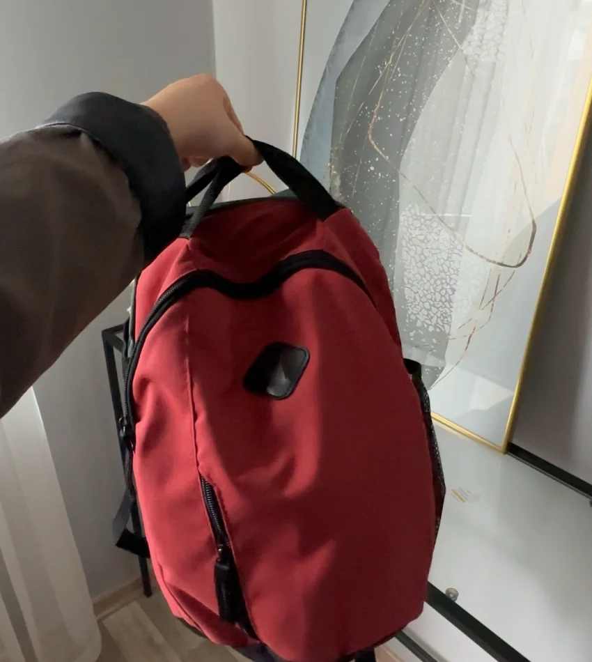 Kiremit Rengi Orta Boy Sırt Çantası