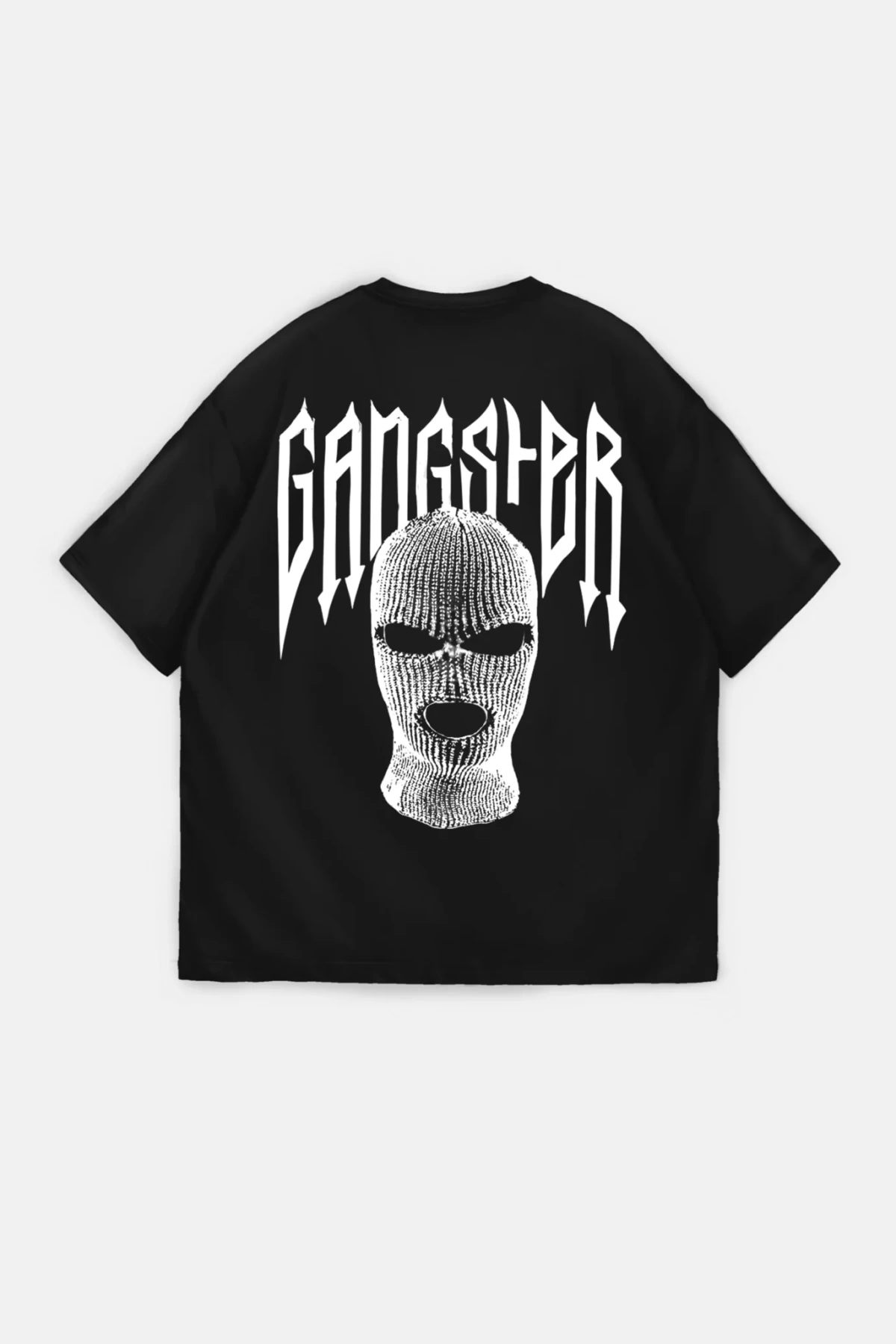 Gangster Siyah Unisex Oversize Tshirt