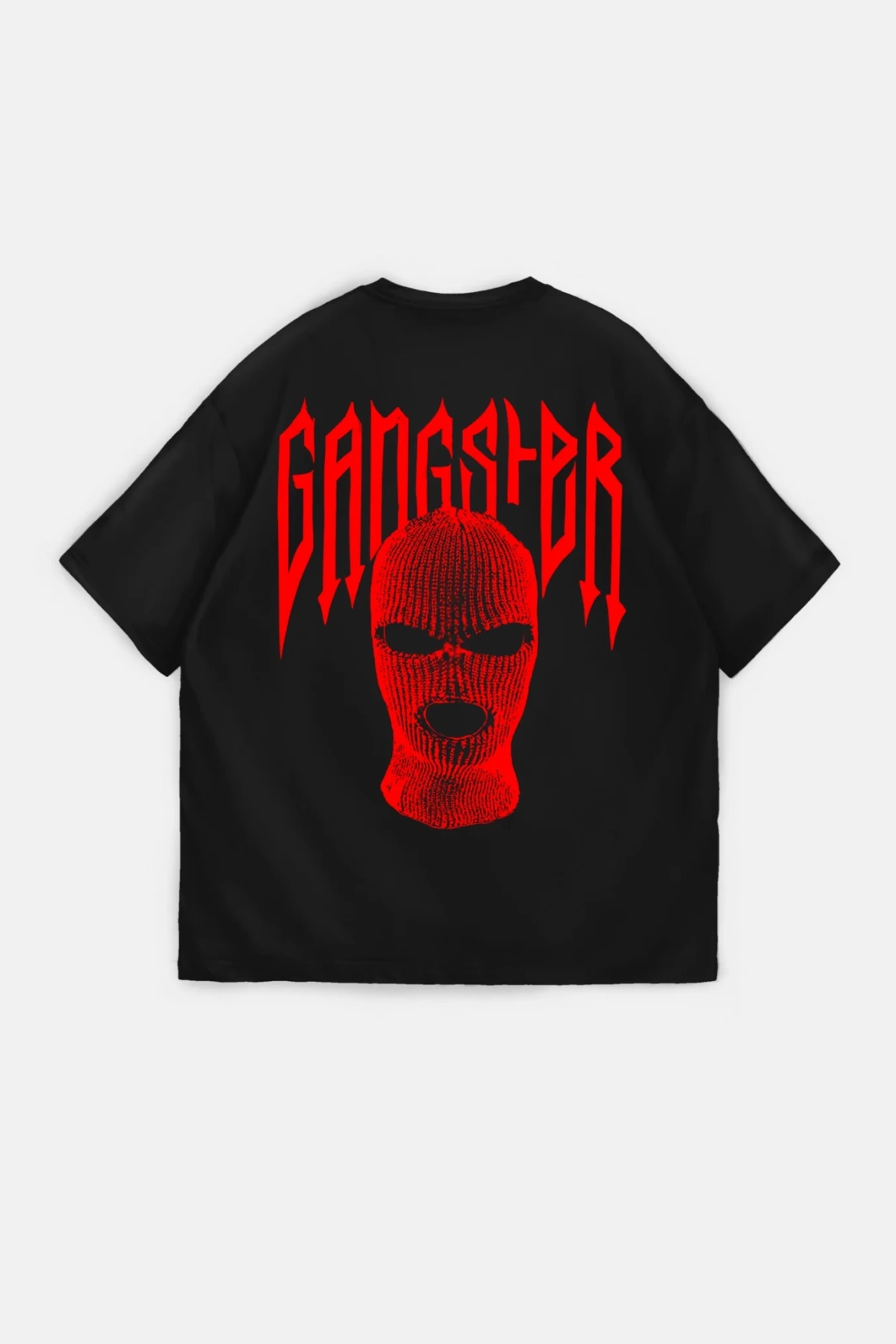 Gangster Siyah Unisex Oversize Tshirt