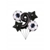 9 YAŞ Siyah Rakam Folyolu Yaş Balon Set