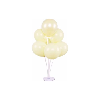 Lastik Lateks Mat Balon 50 Adet Su Açık Sarı Balon