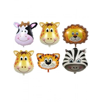 Safari Hafvanlar 6 Lı Folyo Balon Seti