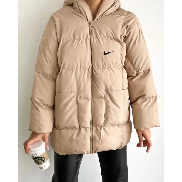 Mrk Yarasa Kol Oversize Şişme Mont