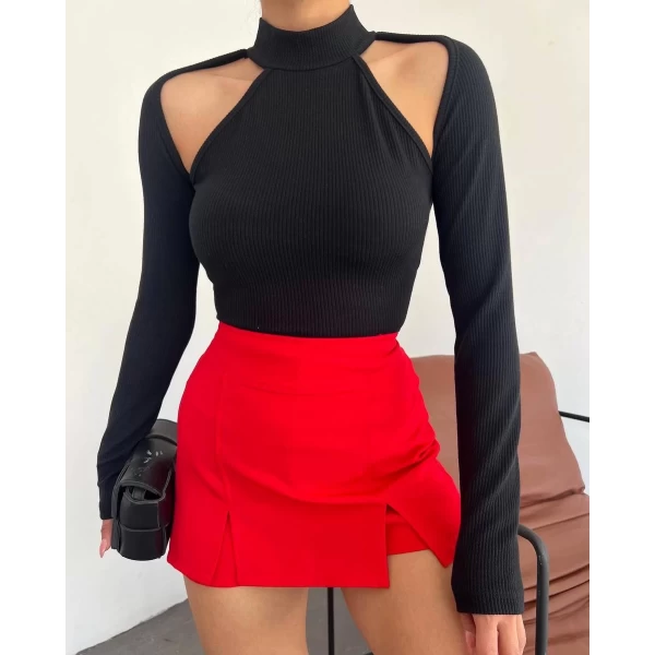 Omuz Dekolte Crop