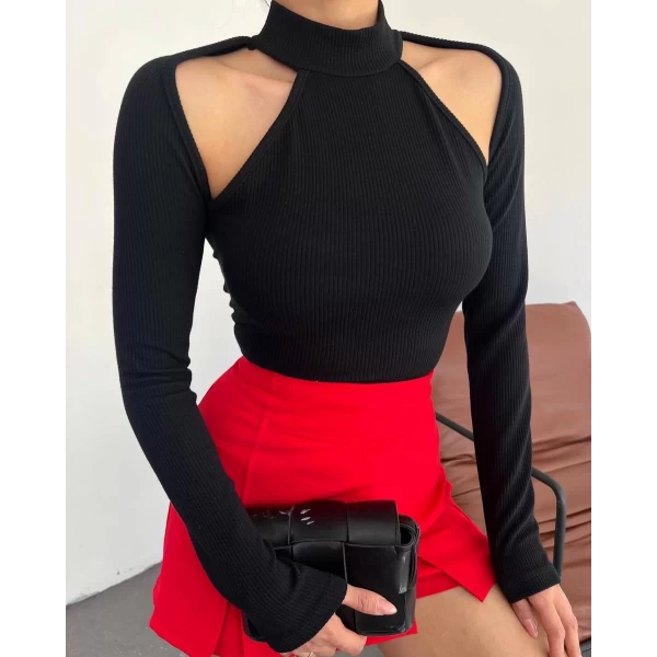 Omuz Dekolte Crop