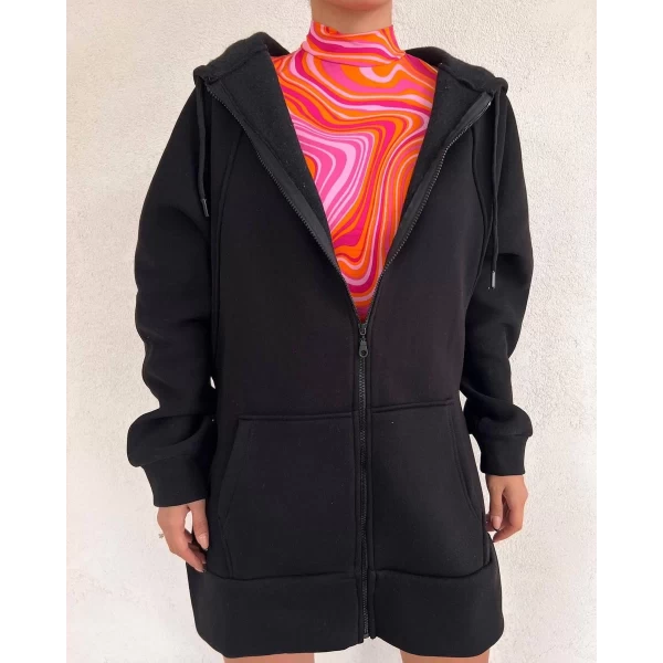 Oversize Şardonlu Hırka