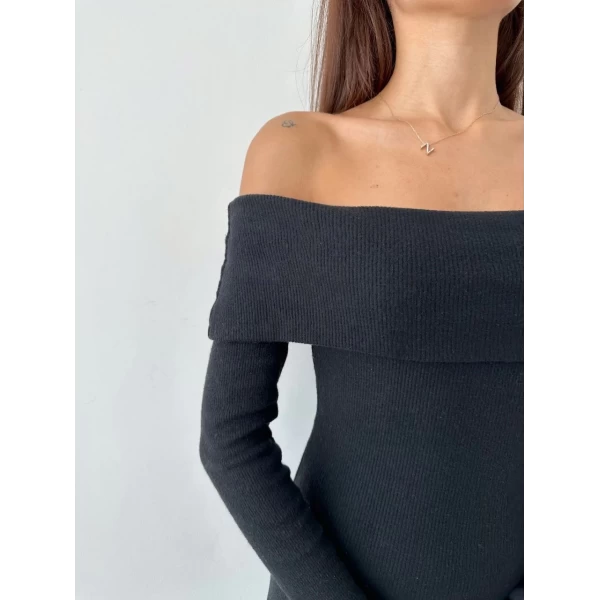 Madonna Yaka Kaşkorse Elbise