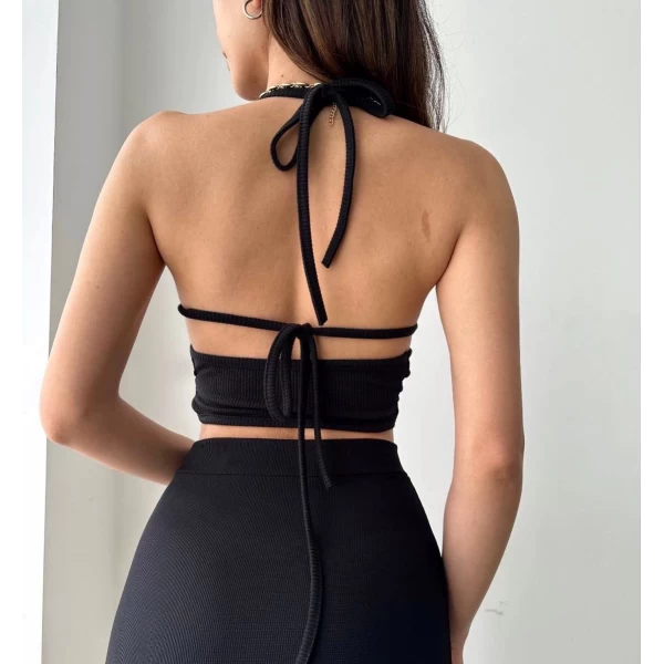 Sırt Dekolte Crop