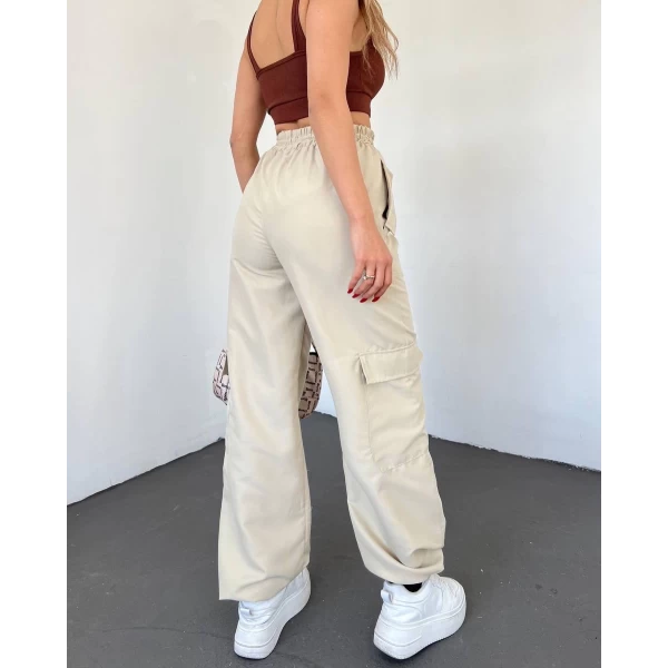 Soft Kumaş Kargo Pantolon