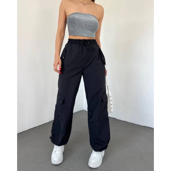 Soft Kumaş Kargo Pantolon